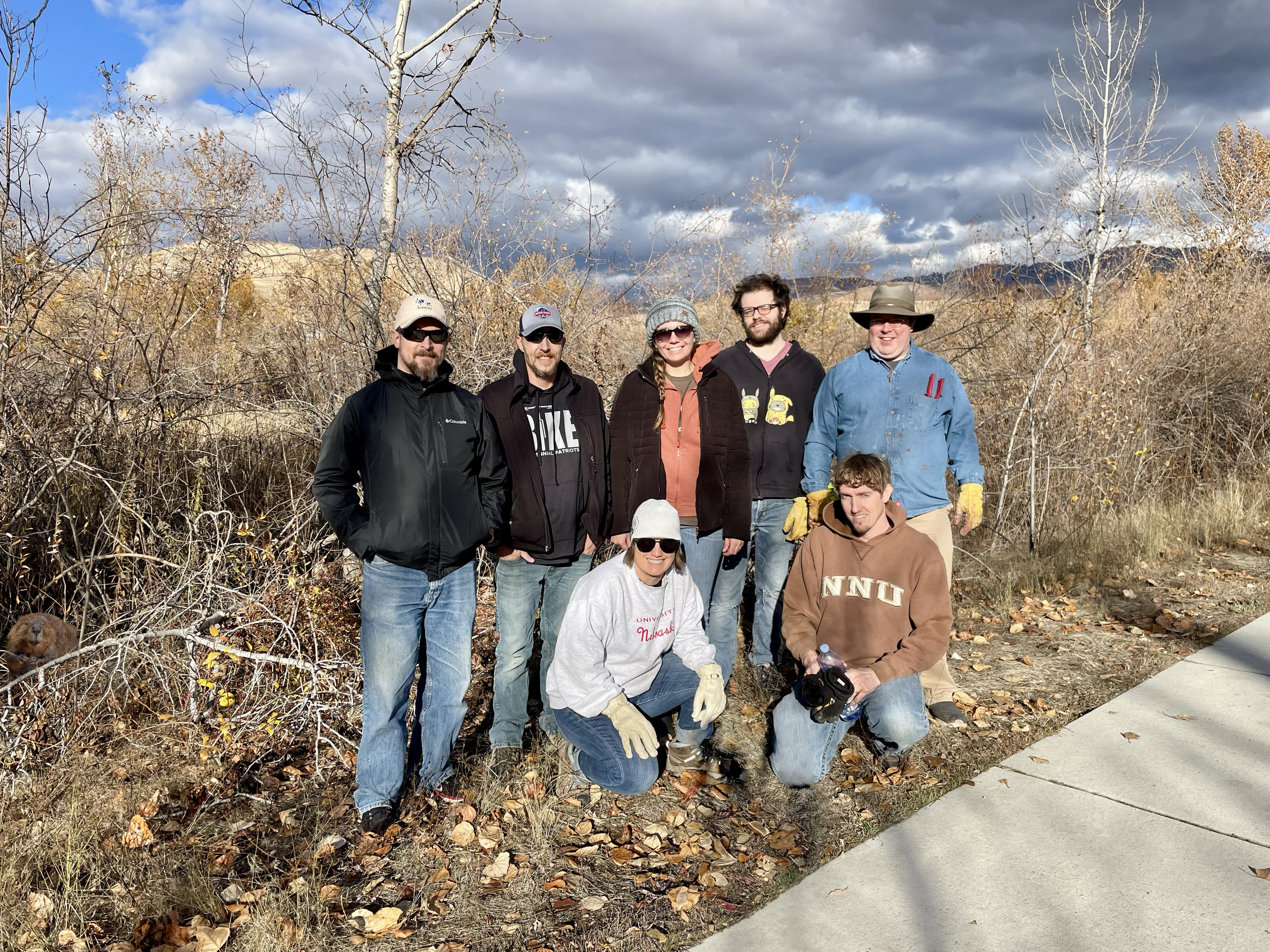 Idaho staff on the greenbelt